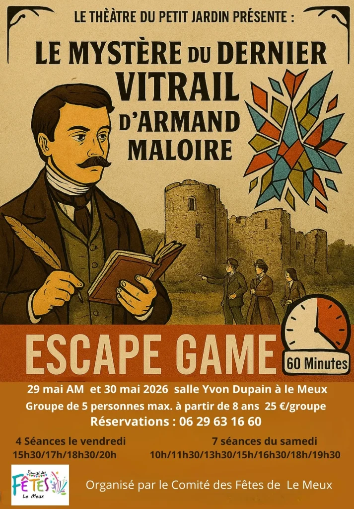 Lire la suite de l'actualité Escape Game par le comité des fêtes